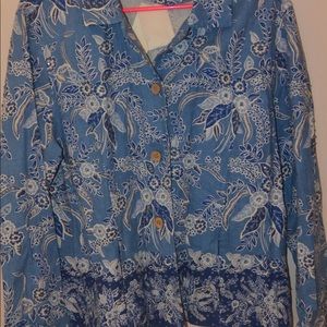 Blazer with beaded embellishments